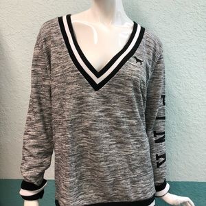 Victoria’s Secret Pink V-Neck Pullover Sweatshirt